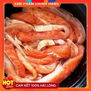500g lườn cá hồi hàng net - nuongfood