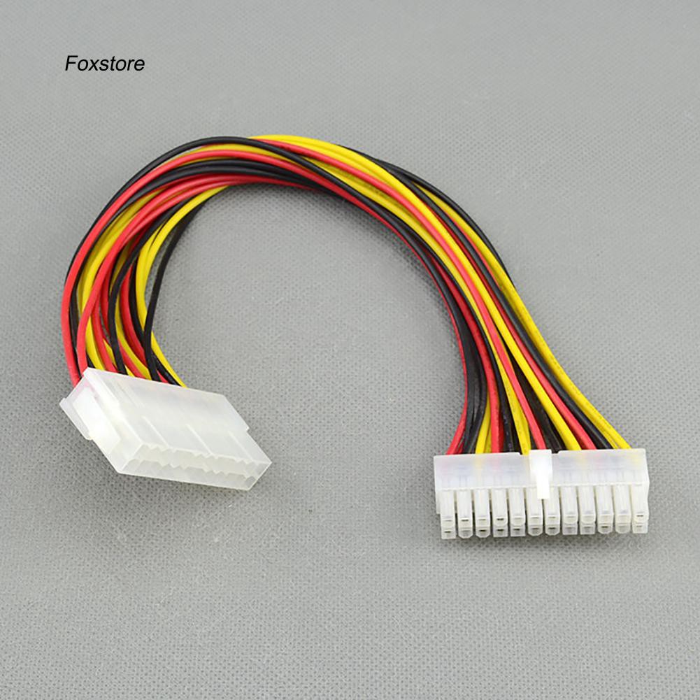 Dây cáp nối dài nguồn PSU fxte _ 24Pin đầu cắm sang lỗ cắm 24 Pin