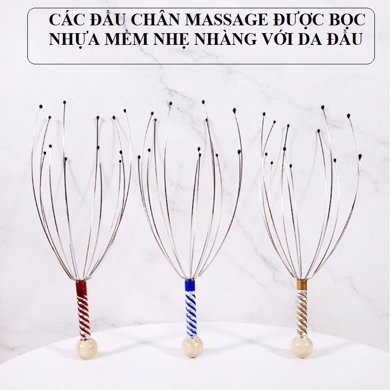 Dụng cụ massage mát xa da đầu giúp thư giãn TC6