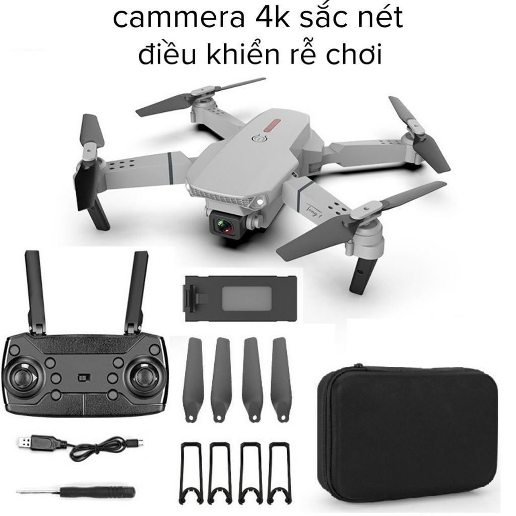 Máy bay Flycam E88 - 1 camera 4K, dùng sạc điện usb ( tặng túi đựng