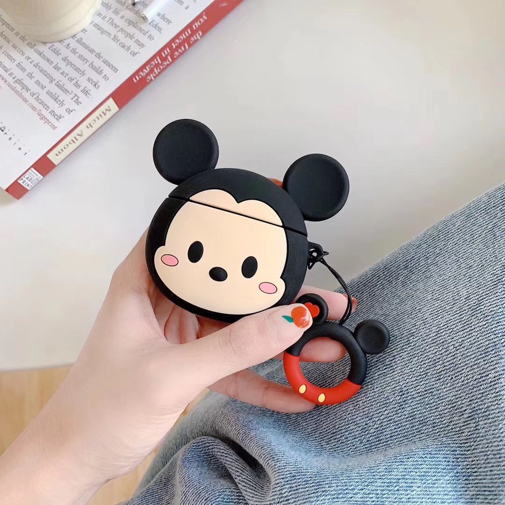 Hộp đựng tai nghe Airpods hình Minnie 3D cho Apple Airpods 1 AirPods 2 AirPod