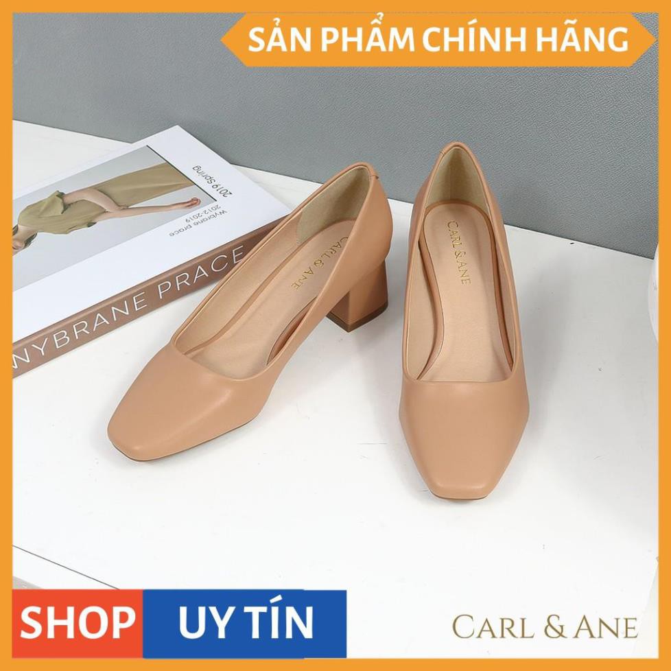 Carl & Ane - [Form lớn lùi 1 size] Giày cao gót thời trang nữ bít mũi kiểu dáng cơ bản cao 5cm màu bò _ CP004 | BigBuy360 - bigbuy360.vn