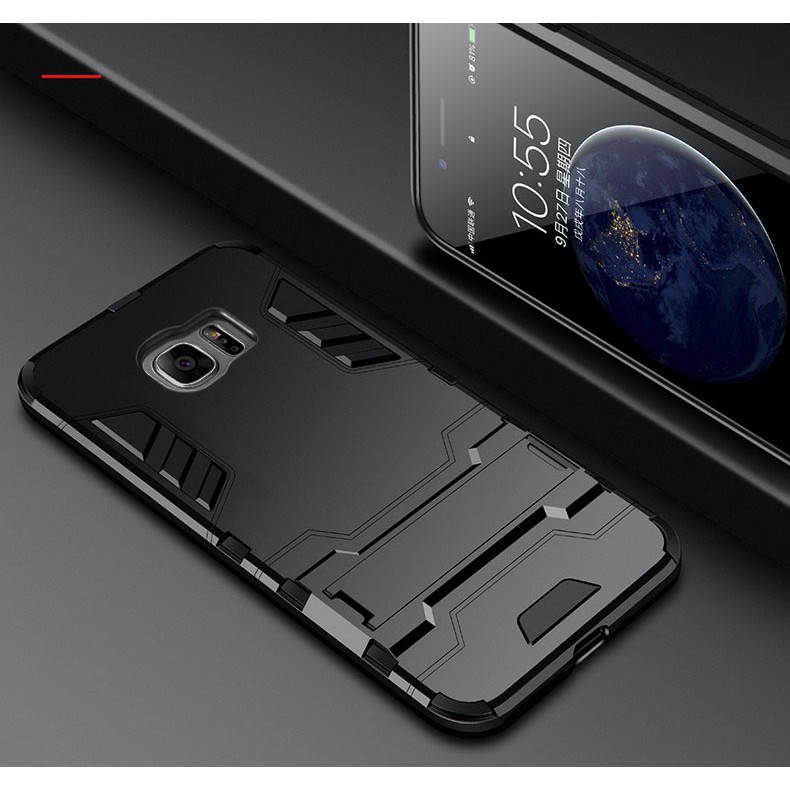 Ốp Lưng SAMSUNG S7, S7 EDGE Chống Sốc Iron Man Màu Đen