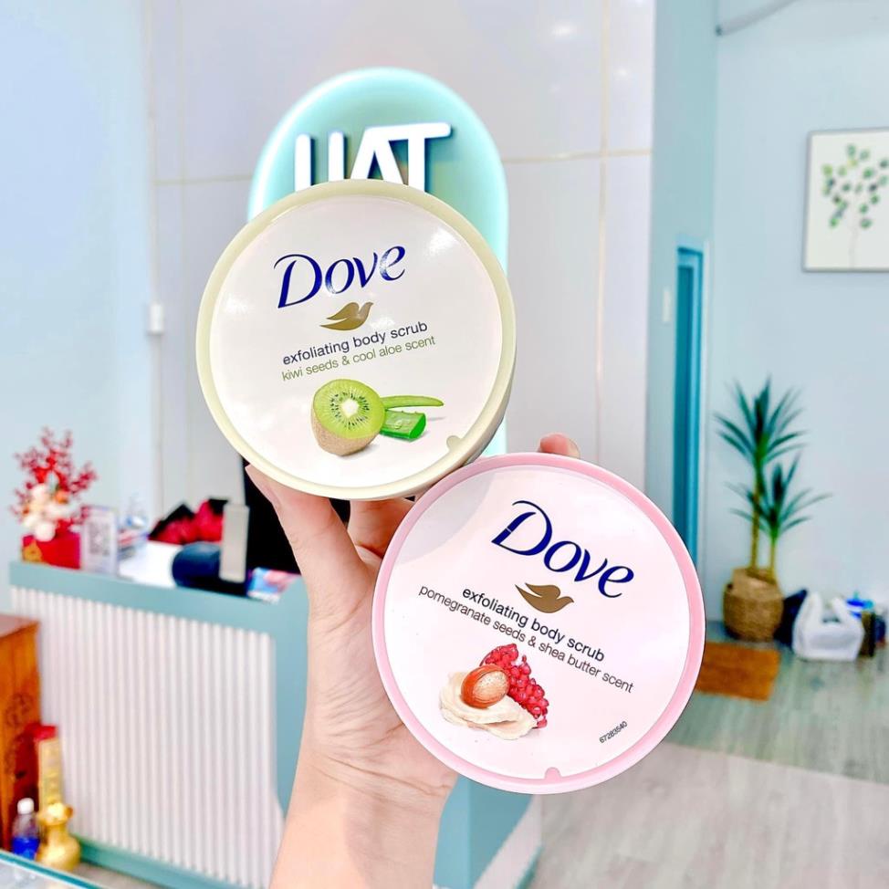 Tẩy Tế Bào Chết body Dove Macca, Lựu 225ml - XUKA.cosmetics