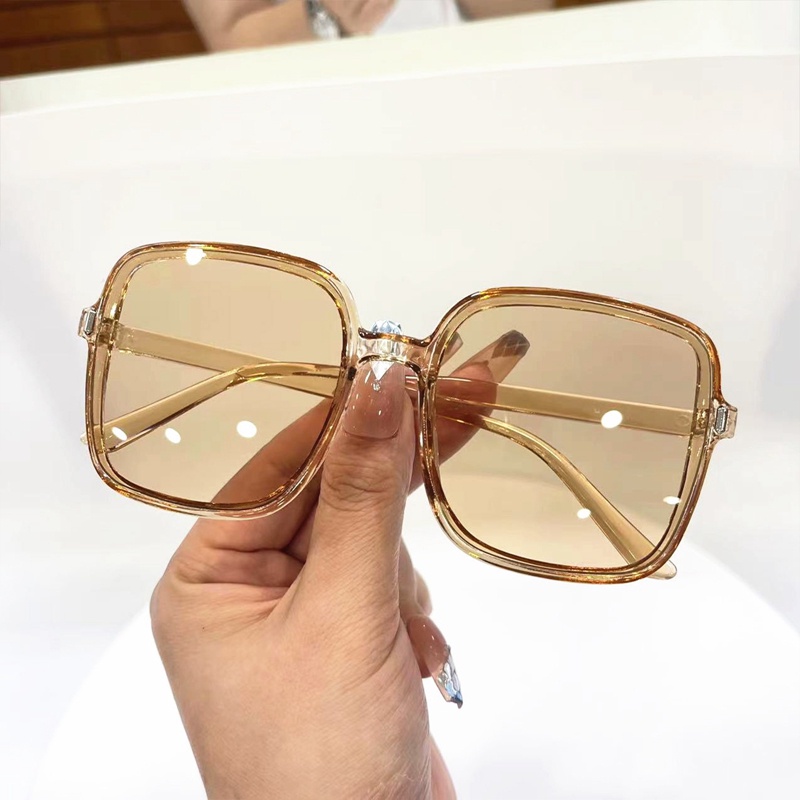Kính Mát Gọng Vuông Chống Tia UV400 Thời Trang Dành Cho Nữ