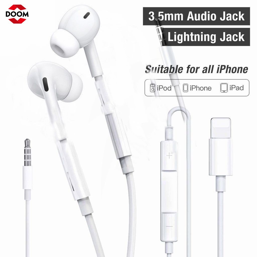 Có Dây Tai Nghe Tai Nghe Eraphone Tai Nghe Nhét Tai Thể Thao Tai Nghe Nhét Tai 3.5Mm Dành Cho iP  6 7 8 Plus iPhone X MAX 11 Android