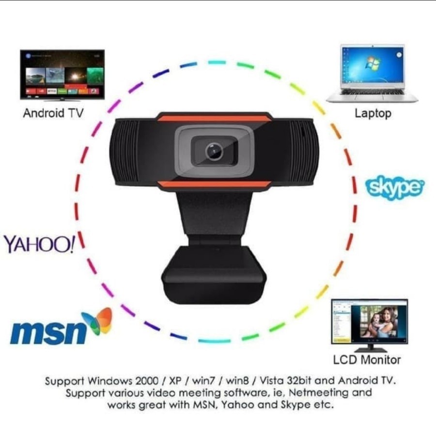 Camera Webcam Hd M-tech Wb-300 640x480p | BigBuy360 - bigbuy360.vn