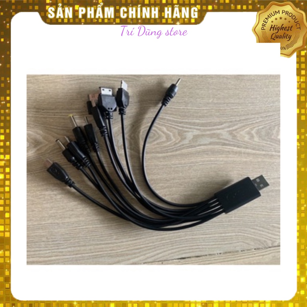 CÁP SẠC ĐA NĂNG 10 đầu