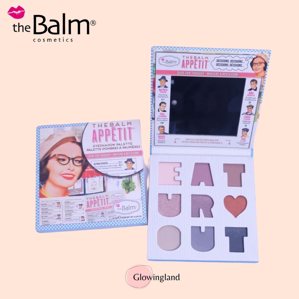 (hàng Mới Về) Bảng Phấn Mắt The Balm Appetit
