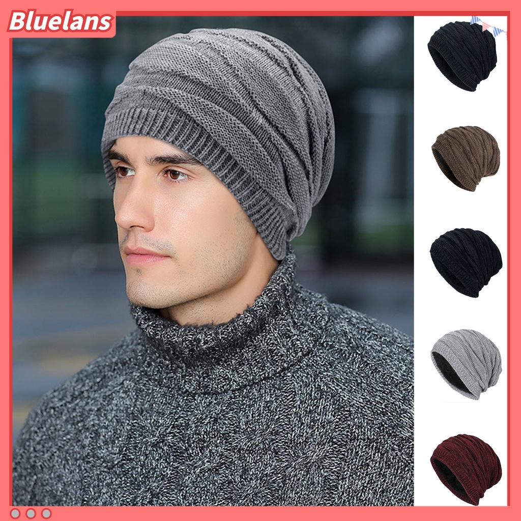 Nón len giữ ấm mềm mại phong cách Hàn Quốc dành cho nam