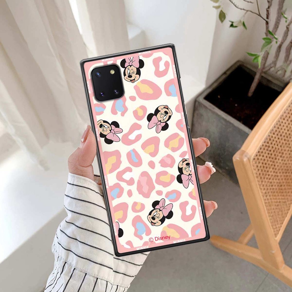 Ốp lưng điện thoại Samsung Note 10 Lite hình mic key min nie mouse thời trang, vỏ ốp rẻ đẹp
