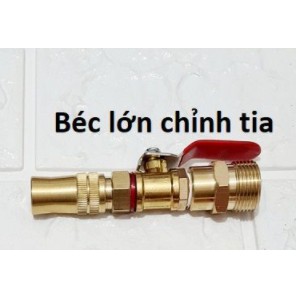 Đầu béc phun xịt rửa máy lạnh, điều hòa Ren 22