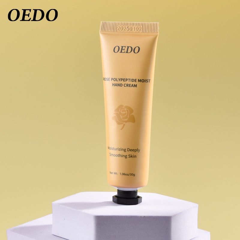 OEDO 2Packs Ginseng Exfoliating Foot Mask+Rose Polypeptide Moist Hand Cream 30g