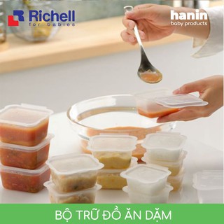 Khay Trữ Đông Richell - Bộ Chia Thức Ăn Richell Trữ Đồ Ăn Dặm Cho Bé