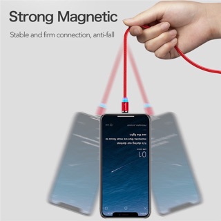 Cáp sạc nhanh nam châm cho iOS Android - Cap Sạc Nam Châm Đa Năng