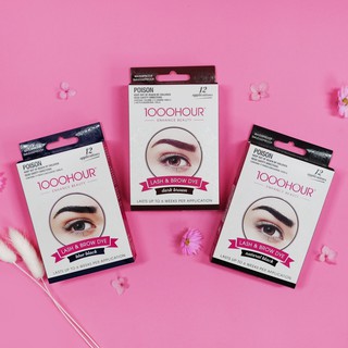 Thuốc Nhuộm Lông Mày Và Mi 1000 Hour Eyelash & Brow Dye Màu Đen Natural Black - Nâu Đen Dark Brown