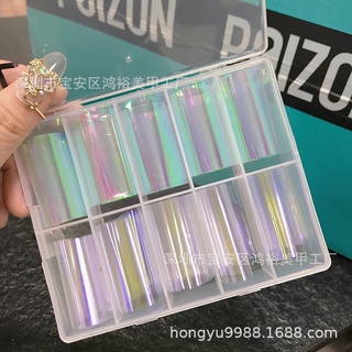 Foil trang trí móng tay, foi nứt dán móng nail