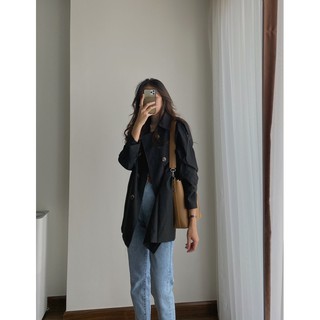 [ảnh thật] Áo jacket nâu tây freesize