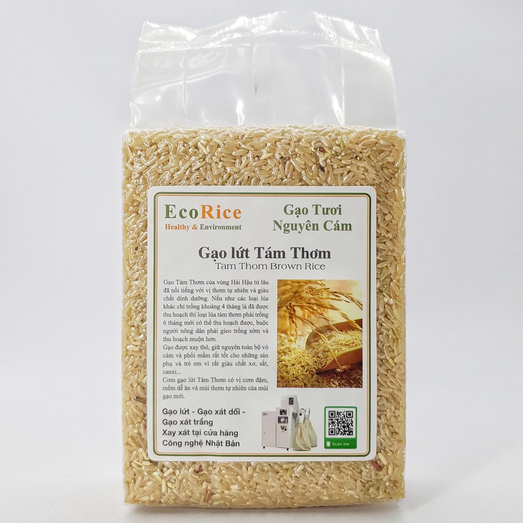 GẠO TÁM THƠM HỮU CƠ 1Kg