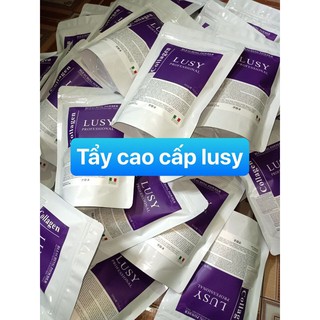 (FREESHIP) BỘT TẨY TÓC TÍM COLLAGEN LUSY 500GR