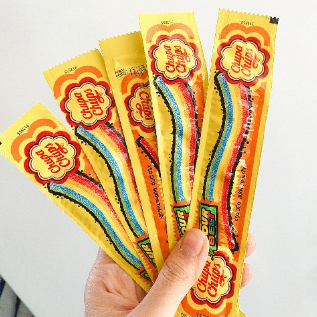 Kẹo Dẻo Chupa Chups Cầu Vồng Chua Chua Dai Dai Nhiều Màu Sắc