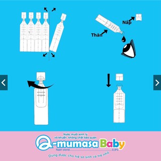 🦄 Nước muối sinh lý vô khuẩn cho bé Q-mumasa baby 🦄