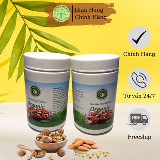 Bột sữa hạt dinh dưỡng Organic 500g loại 21 hạt Ngũ Cốc tốt cho người ăn kiêng, cân bằng dinh dưỡng trẻ em và phụ nữ