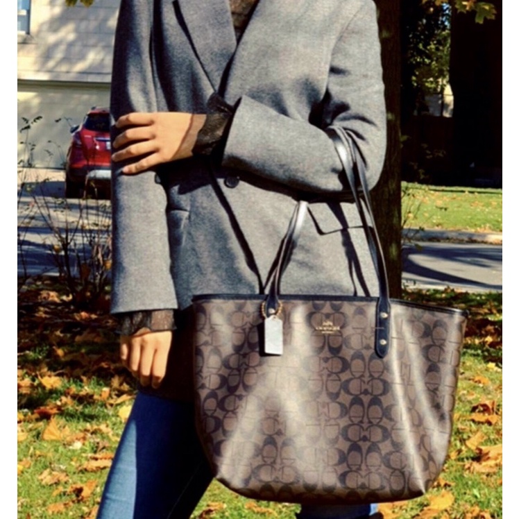 Túi COAC*H CITY size 31 - 45 x 27 cm vừa A4 , laptop