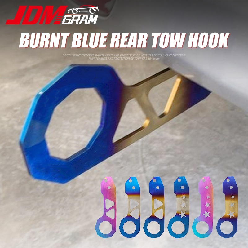 Móc Kéo Xe Hơi Nhiều Màu Mạ Chrome Màu Xanh Dương Chống Thấm Nước Thông Dụng Ô tô cản phía sau phía trước khăn trùm đầu chống thấm nước Bảo vệ chống thấm nước Bảo vệ xe đua Công cụ sửa chữa ô tô Trang trí phụ kiện ngoại thất
