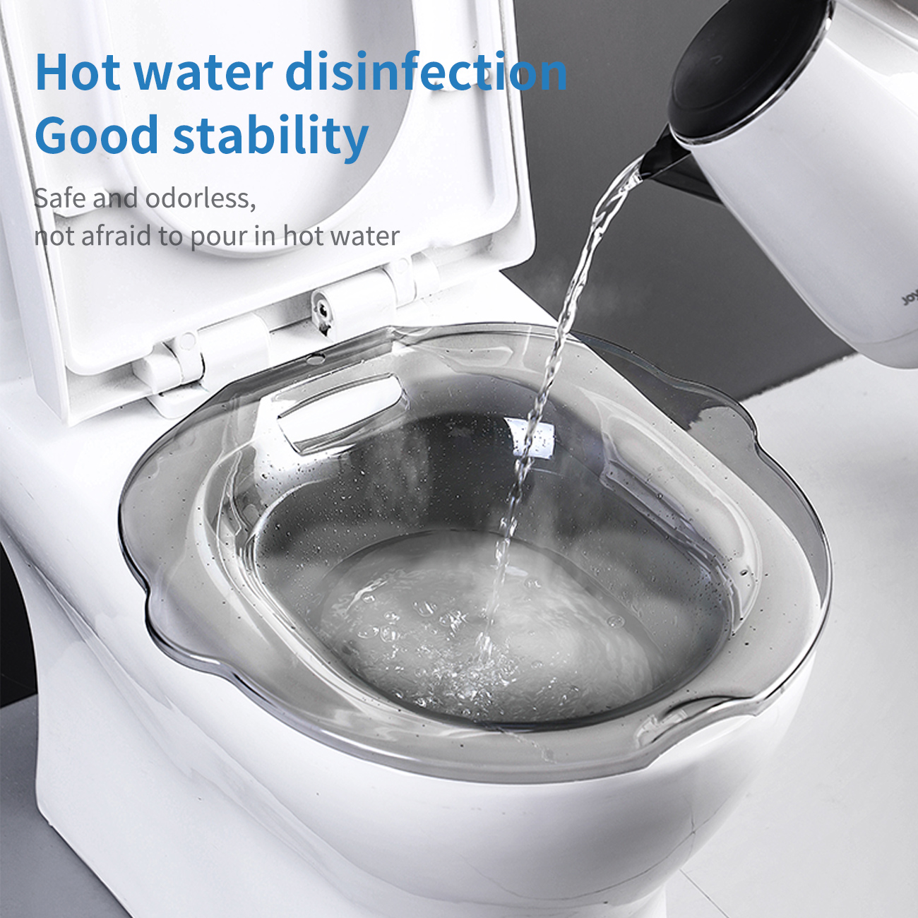 Shepherd Large Capacity Heat-Resistant Load-Bearing No Squat Bidet Applicable for All Toilets