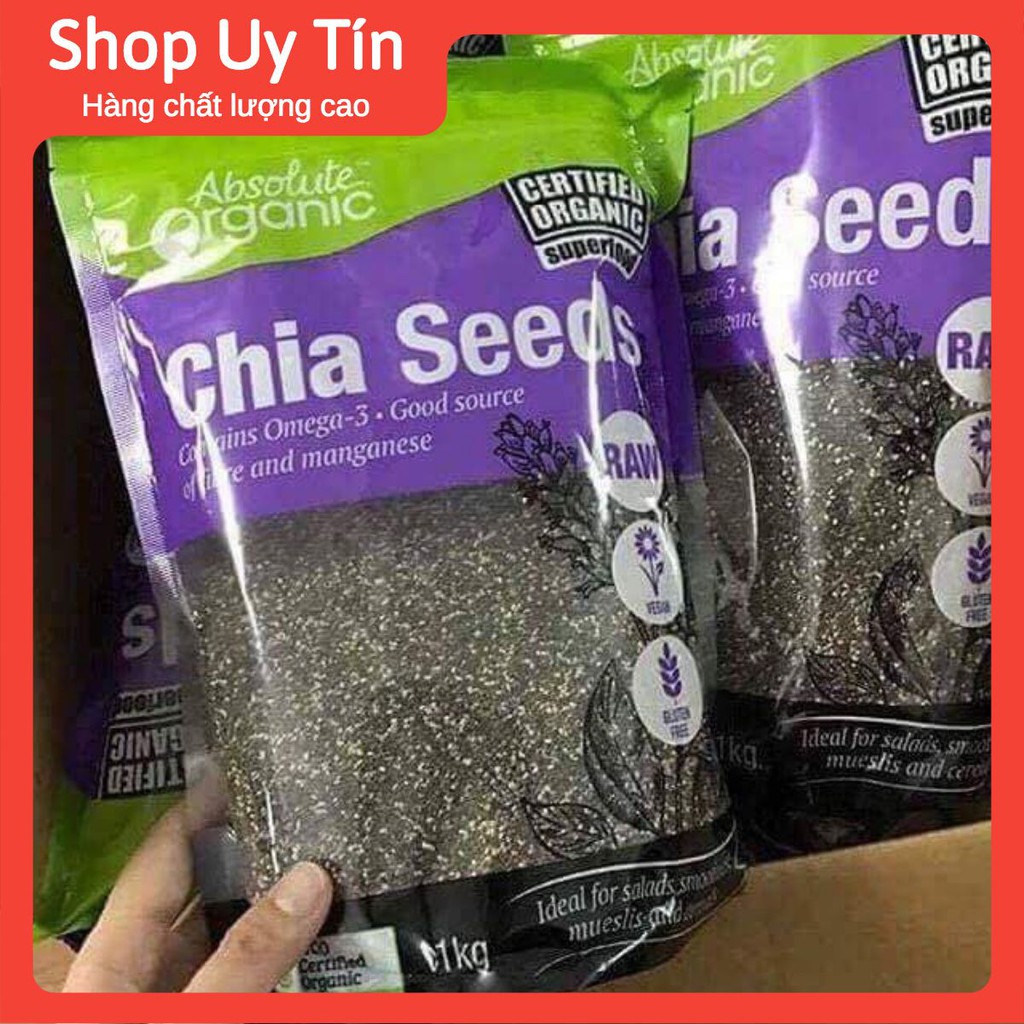 Hạt Chia Organic Úc - Gói 1kg