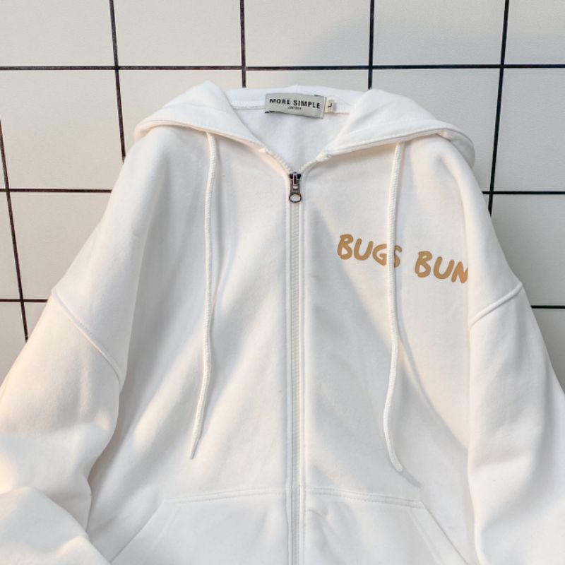 Áo Khoác Hoodie Form Rộng Phối Zip Unisex FUNKY Vải Nỉ Bông Dày Dặn Caunisex | BigBuy360 - bigbuy360.vn