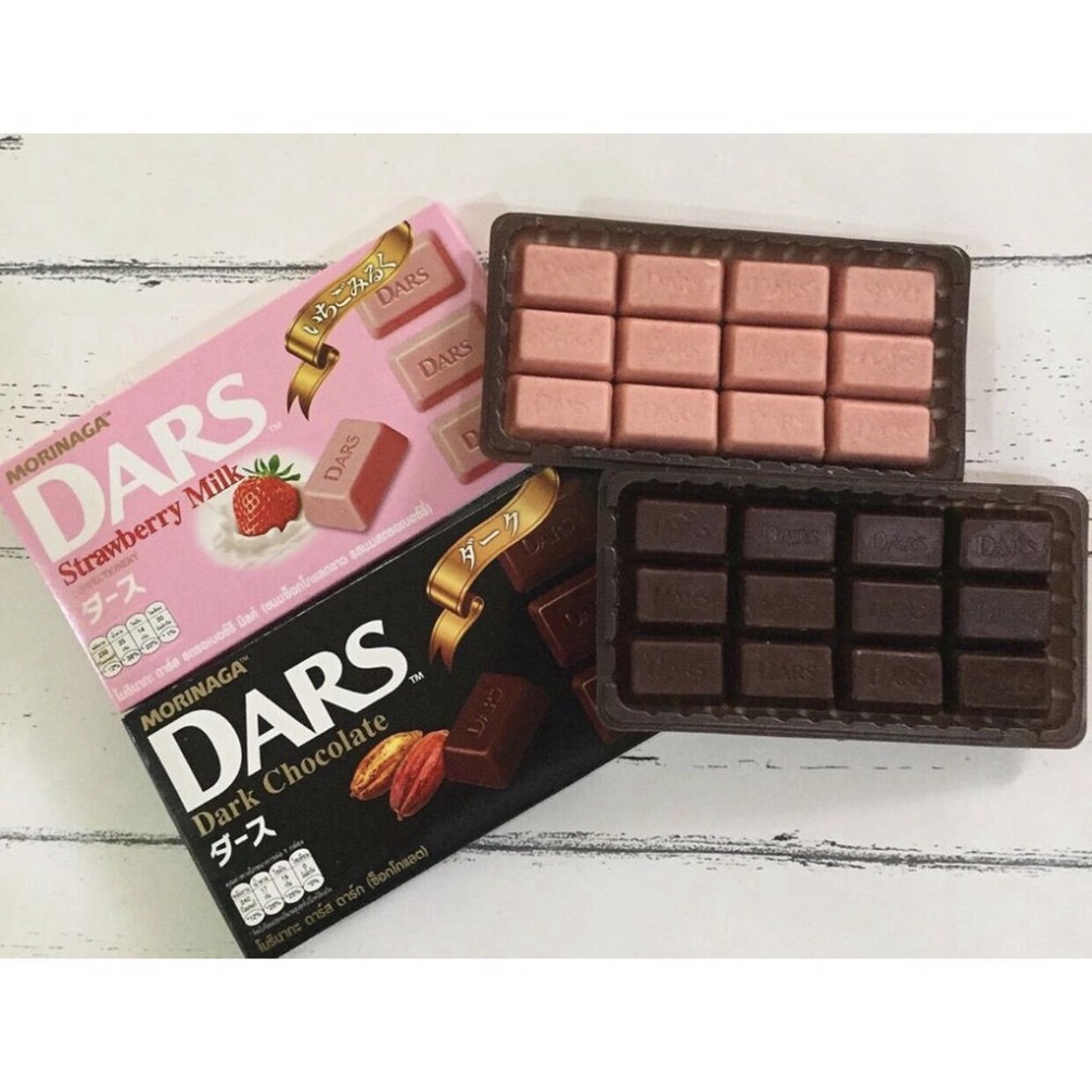 SOCOLA DARS MORINAGA 42G Date mới đủ vị