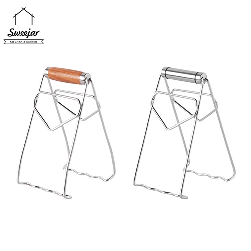 SWEEJAR Dụng cụ nâng bát đĩa  dạng kẹp bằng thép không gỉ 304 chống bỏng
