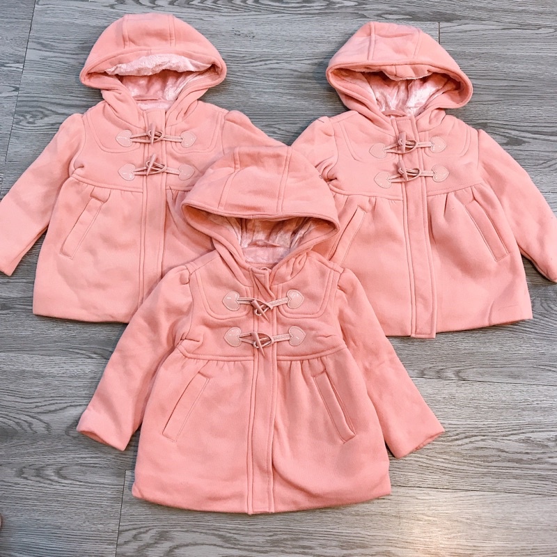 Áo khoác khuy sừng lót lông dư xịn chuẩn sang xịn mịn size từ 1-4 tuổi