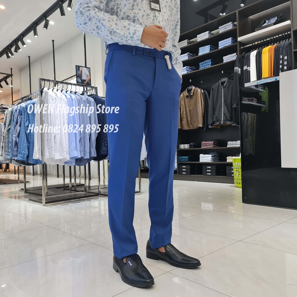 OWEN -  Quần âu nam công sở dáng SLIMFIT sợi NANO mã QS20662 - OWEN Flagship Store