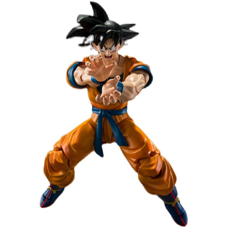Hàng Có Sẵn Bandai SHF Nhân Vật Siêu Anh Hùng Goku Tóc Đen Trong Phim Dragon Ball SUPER HERO