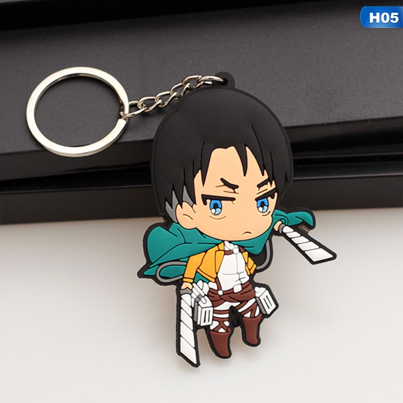 Attack On Titan Anime Peripheral Keychain Women's Bag Hanging Keychains