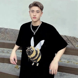 Áo thun nam nữ form rông unisex,tay lỡ cổ tròn vải cotton khô định lượng 240gsm