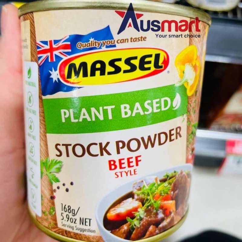 Hạt nêm chay không bột ngọt Massel (Úc) cho bé ăn dặm trên 1 tuổi/ người ăn chay