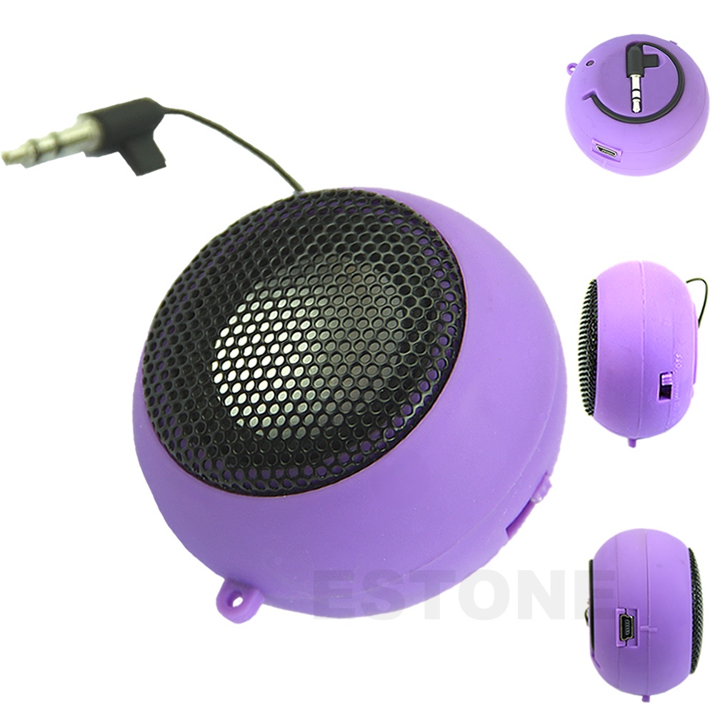 Loa Hình Hamburger Cổng Sạc USB 3 5mm Cho Điện Thoại Laptop