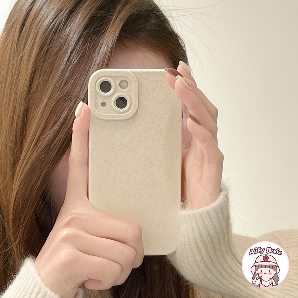Ốp Điện Thoại TPU Mềm Chống Sốc Màu Lúa Mì Thời Trang Cho IP 13 12 11 Pro Max XR 8 7 Plus
