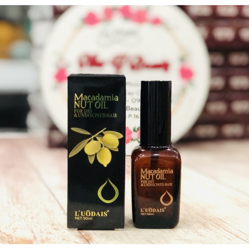 Tinh Dầu Dưỡng Tóc Macadamia Nut Oil 50ML Siêu Mềm Mượt Hàng Chính Hãng Cao Cấp