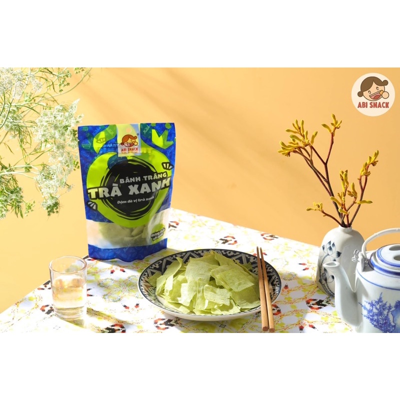 Bánh tráng vị matcha