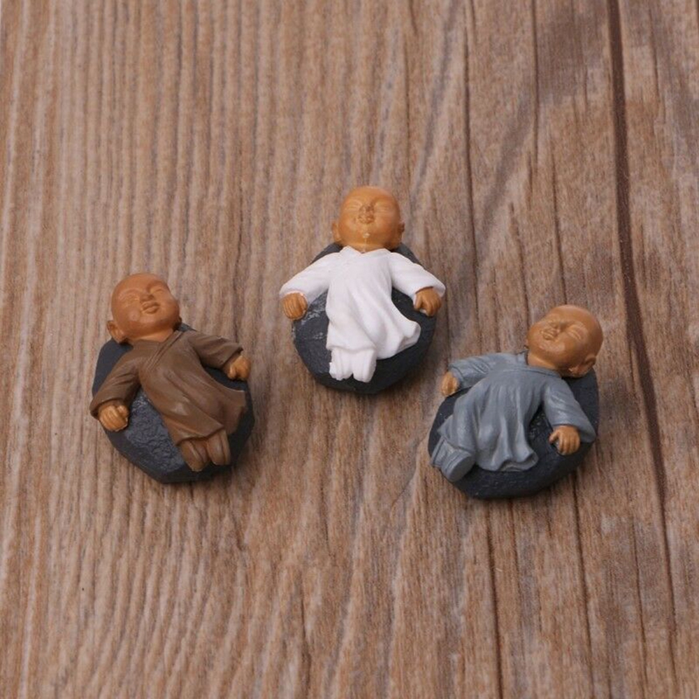 Mô Hình Chú Tiểu Kung Fu Trang Trí Sân Vườn