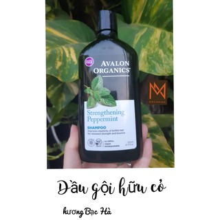 DẦU GỘI HỮU CƠ HƯƠNG BẠC HÀ - HIỆU AVALON ORGANICS