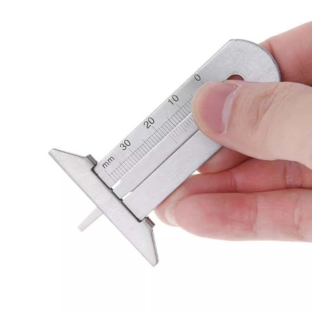 Thước Đo Độ Sâu Lốp Xe Bằng Thép Không Gỉ Tiện Lợi