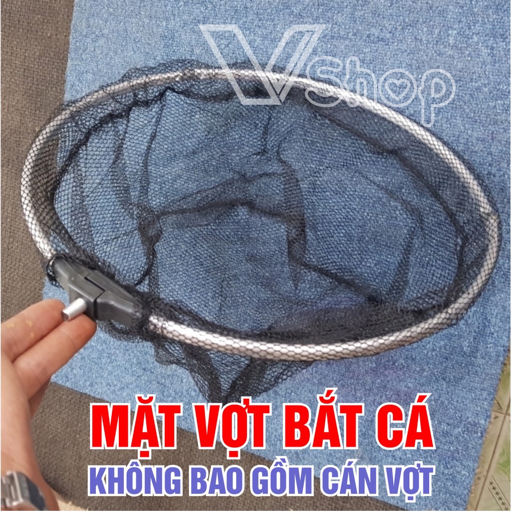 Mặt vợt câu cá, vợt bắt cá xếp gọn, chưa bao gồm cán vợt