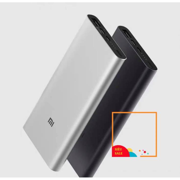 Cục Sạc Dự Phòng ⚡ CHÍNH HÃNG ⚡  XIAOMI GEN 3 10000mAh Dung Lượng Khủng, Sạc Cực Nhanh, Giá Cực Tốt