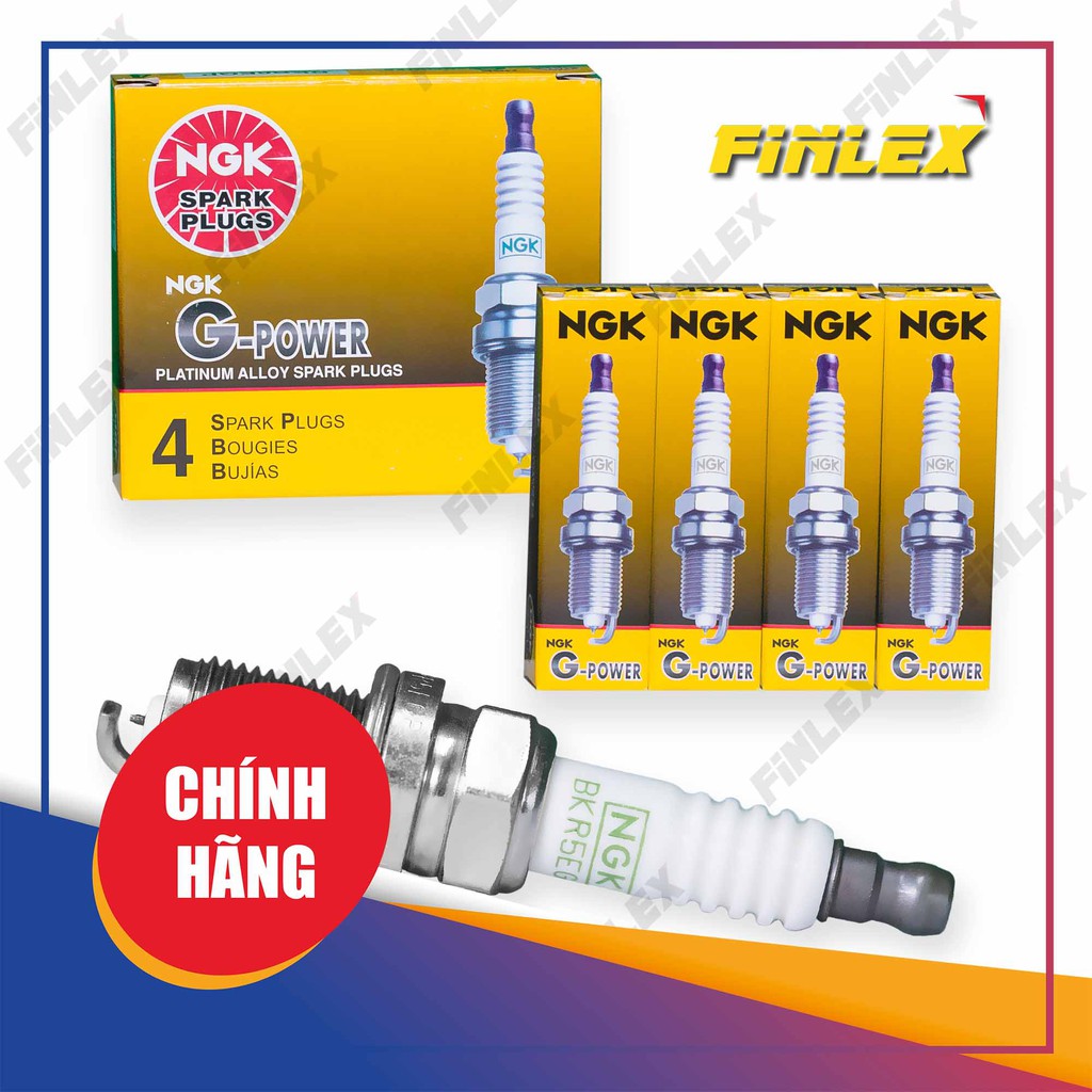 [CHÍNH HÃNG] FINLEX - BUGI NGK BẠCH KIM G-POWER TUÝP NHỎ (MÃ BKR5EGP)